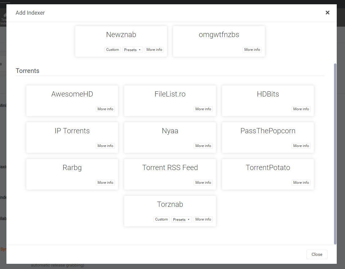 Automatización de multimedia con Radarr, Sonarr, Lidarr y Ombi