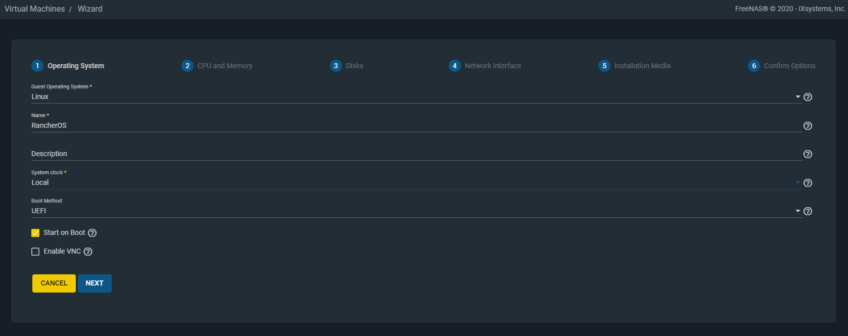 Docker en FreeNAS 11.3