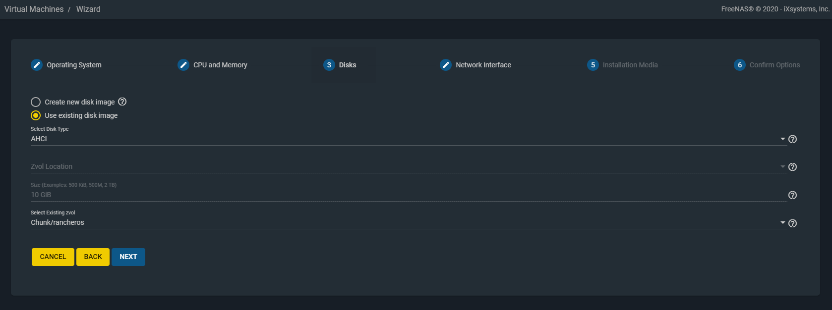 Docker en FreeNAS 11.3